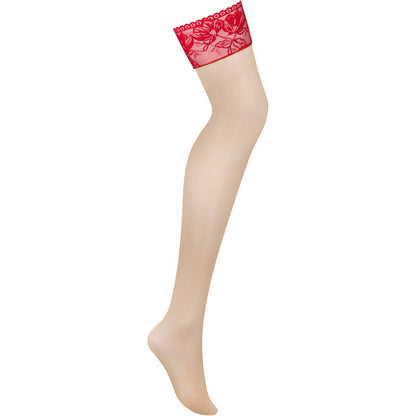 OBSESSIVE - LACELOVE RED LACE TIGHTS XS/S