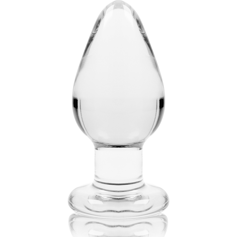 NEBULA SERIES BY IBIZA - MODEL 3 PLUG TRANSPARENT BOROSILICATE GLASS 11 CM -OR- 5 CM