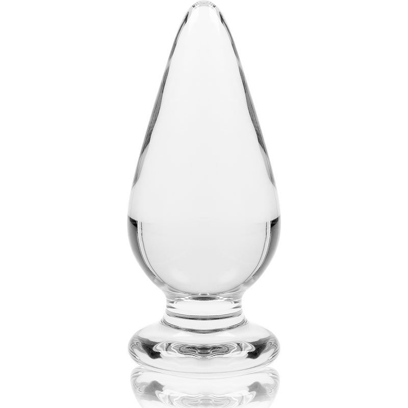 NEBULA SERIES BY IBIZA - MODEL 4 PLUG TRANSPARENT BOROSILICATE GLASS 11 CM -OR- 5 CM