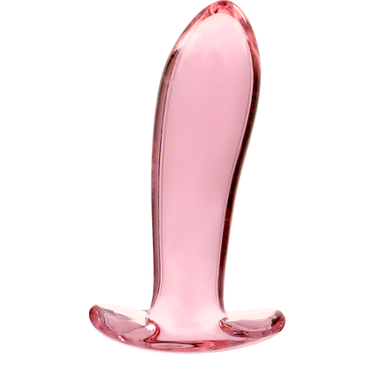 NEBULA SERIES BY IBIZA - MODEL 5 PLUG TRANSPARENT BOROSILICATE GLASS 12.5 CM -OR- 3.5 CM