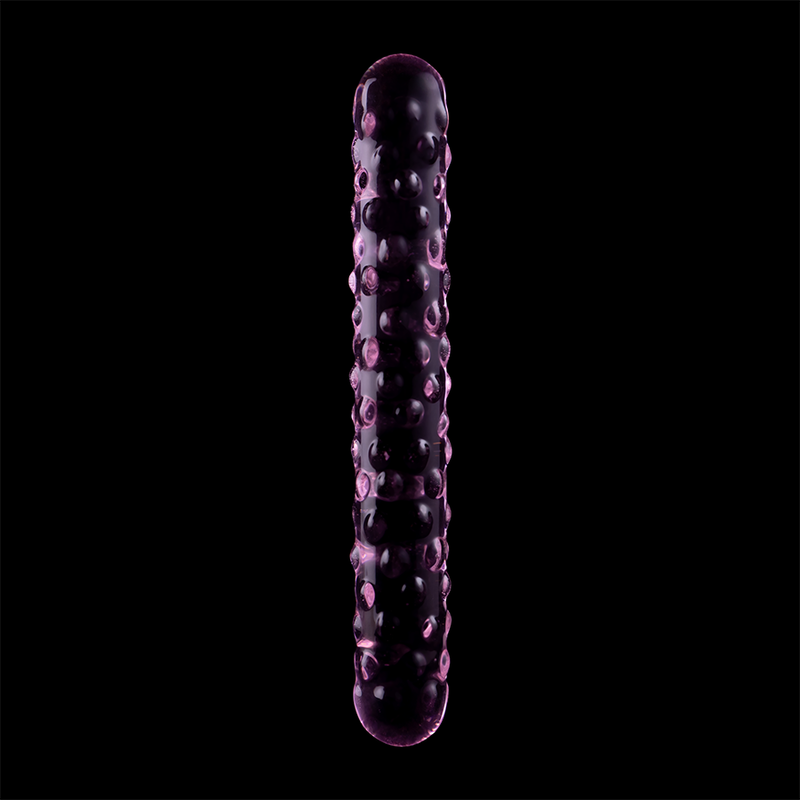 NEBULA SERIES BY IBIZA - MODEL 15 TRANSPARENT BOROSILICATE GLASS DILDO 18.5 CM -O- 3 CM