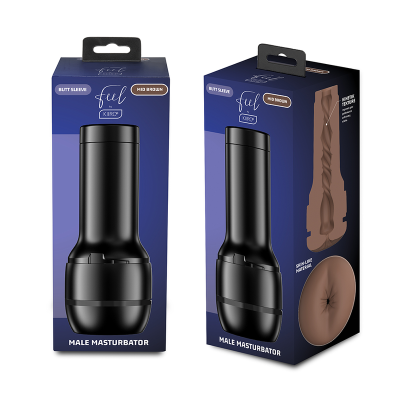 KIIROO - FEEL STROKER GENERIC BUTT MASTURBADOR - MID BROWN 