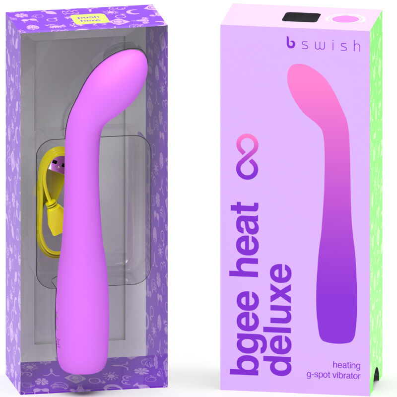 B SWISH - BGEE HEAT INFINITE DELUXE RECHARGEABLE VIBRATOR SILICONE LAVENDER