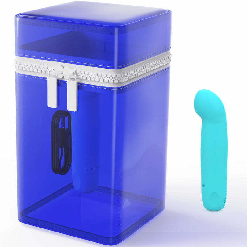 B SWISH - BCUTE CURVE INFINITE CLASSIC LIMITED EDITION RECHARGEABLE BLUE SILICONE VIBRATOR