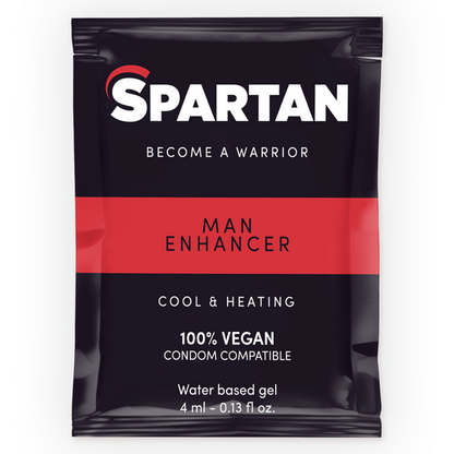 SPARTAN - HOT-COLD EFFECT ERECTION ENHANCER GEL 100% VEGAN 4ML