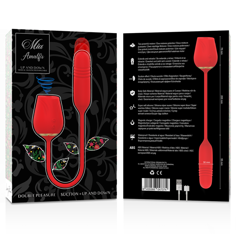 MIA - AMALFI DOUBLE PLEASURE SUCTION + UP AND DOWN