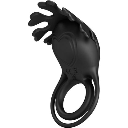 PRETTY LOVE - RUBEN VIBRATING RING 7 VIBRATIONS BLACK SILICONE