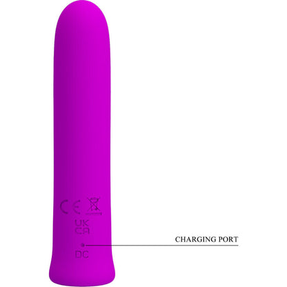 PRETTY LOVE - CURTIS MINI VIBRATOR SUPER POWER 12 VIBRATIONS VIOLET SILICONE