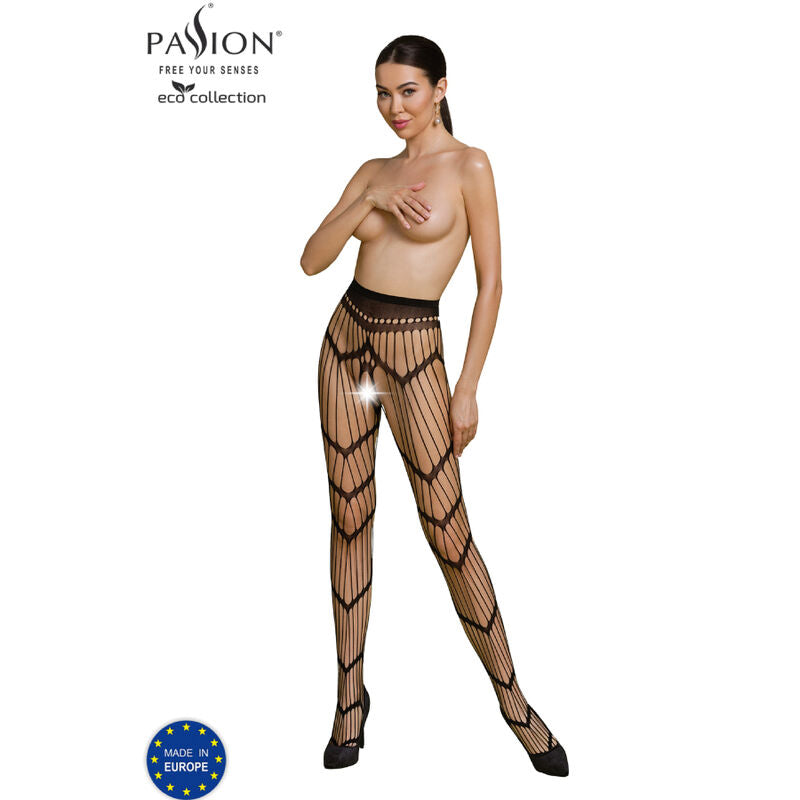 PASSION - ECO COLLECTION BODYSTOCKING ECO S006 NEGRO