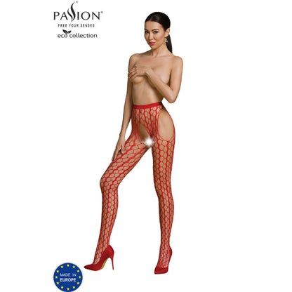 PASSION - ECO COLLECTION BODYSTOCKING ECO S007 NEGRO