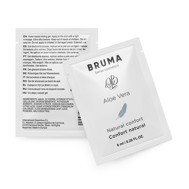 BRUMA - SLIDING GEL WITH ALOE VERA NATURAL COMFORT 6 ML