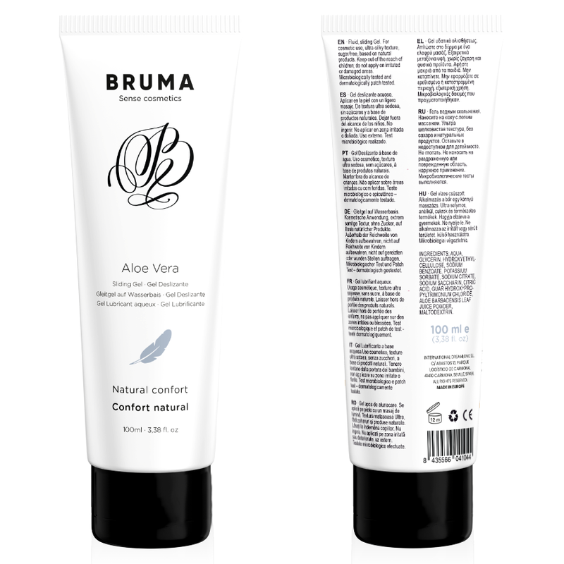 BRUMA - SLIDING GEL WITH ALOE VERA NATURAL COMFORT 100 ML