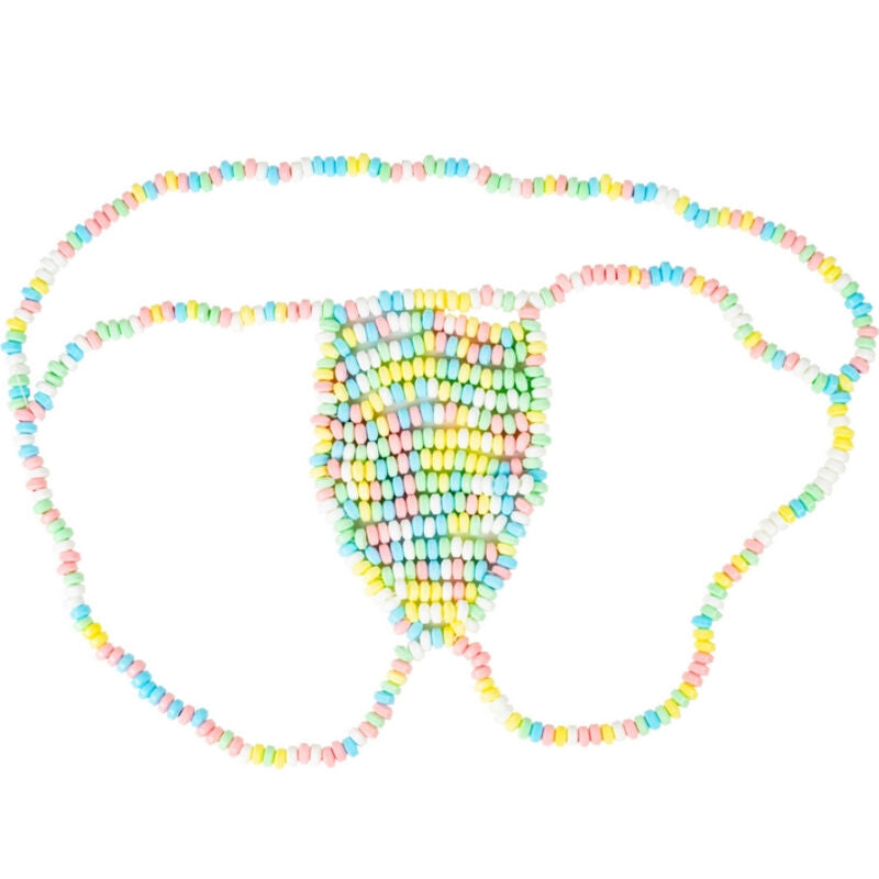 SPENCER &amp; FLEETWOOD - RAINBOW CANDY THONG CANDY JOCKSTRAP