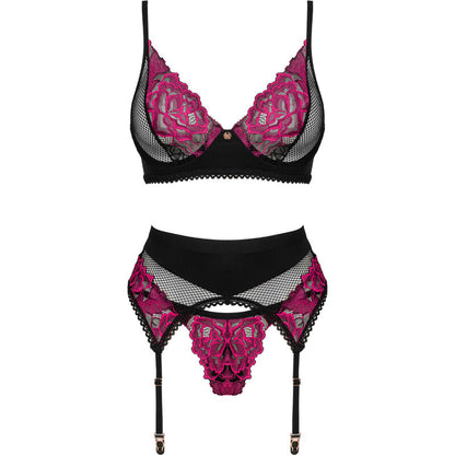 OBSESSIVE - ROSENTY 3-PIECE SET XS/S