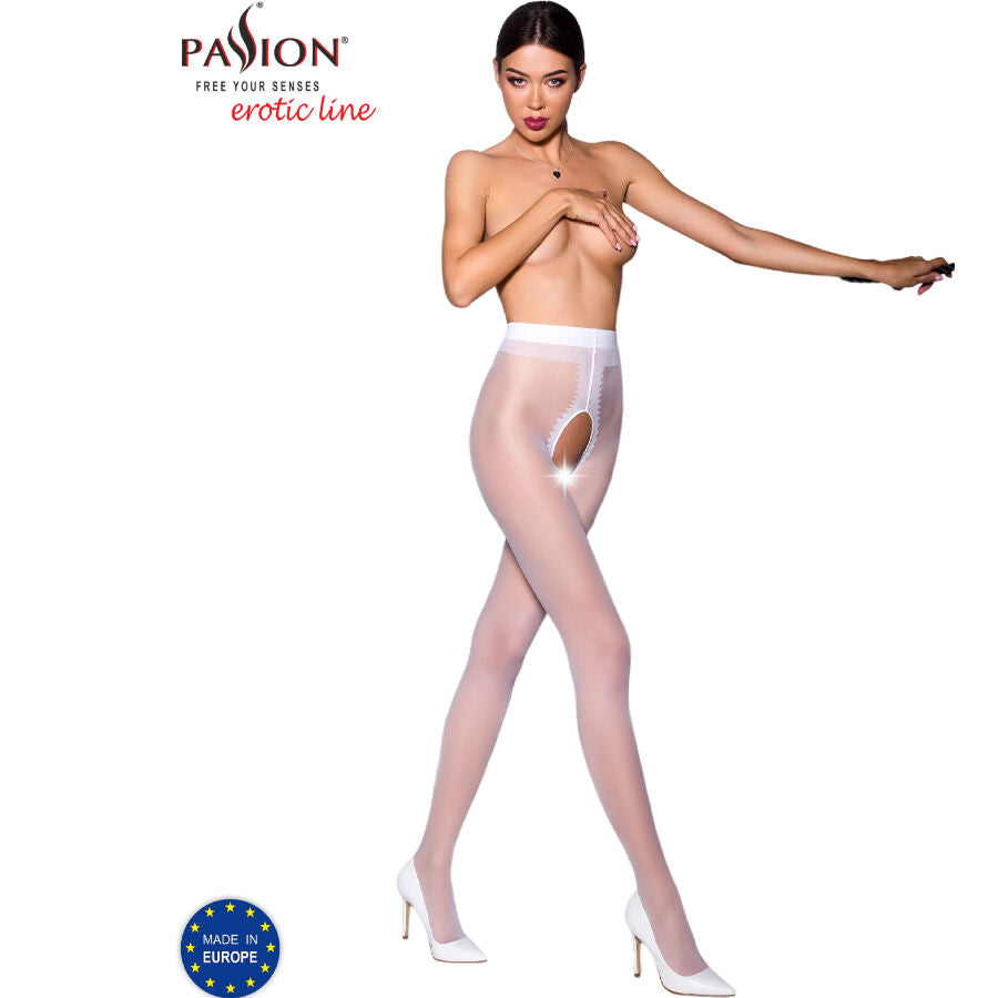 PASSION - TIOPEN 007 WHITE 1/2 20 DEN TIGHTS