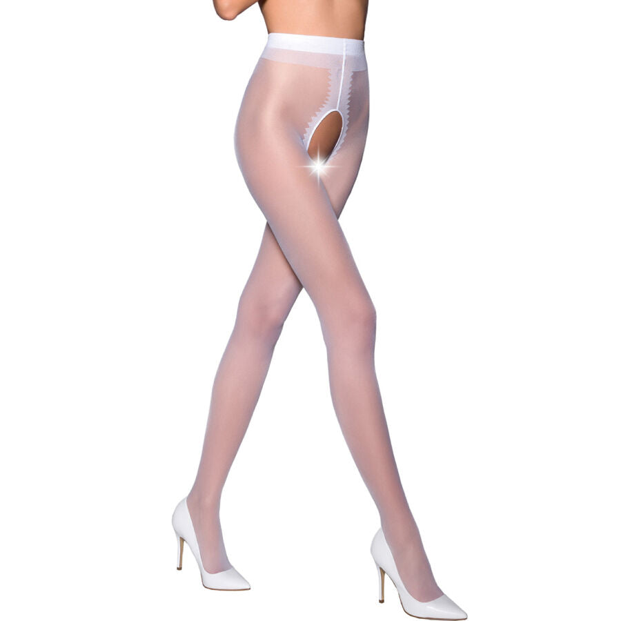 PASSION - TIOPEN 007 WHITE 1/2 20 DEN TIGHTS