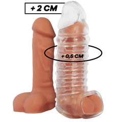 VIRILXL - PENIS EXTENSION AND SLEEVE V11 TRANSPARENT