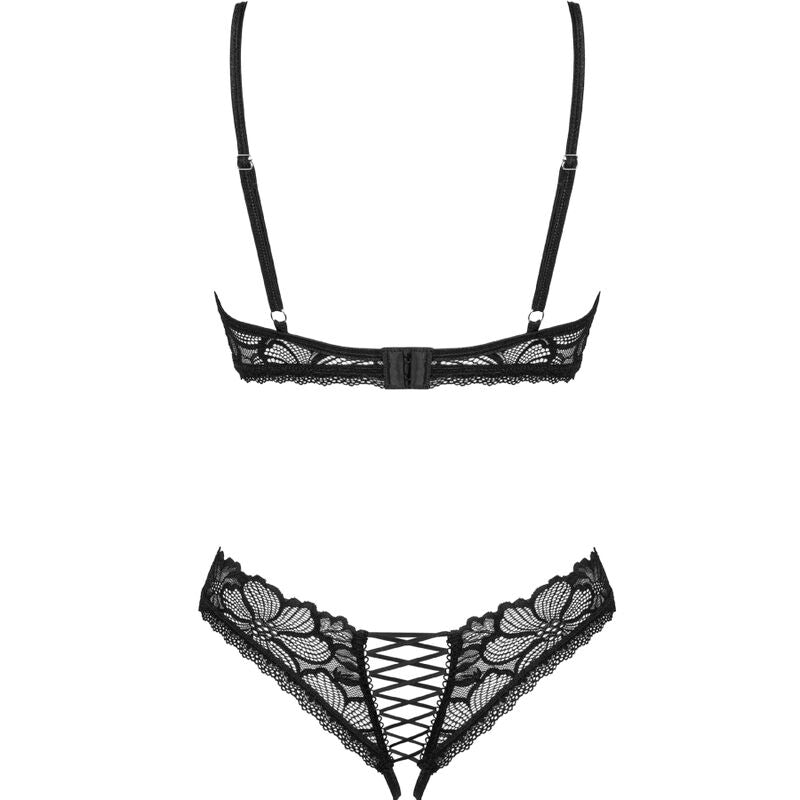 OBSESSIVE - SERAFIA TWO-PIECE CUPLESS SET XS/S