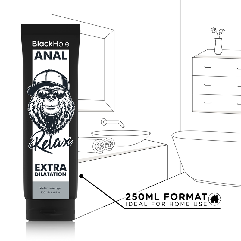 BLACK HOLE - ANAL DILATION WATER BASE GEL 250 ML