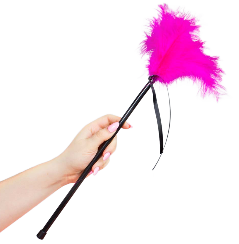 SECRETPLAY - PINK FEATHER DUSTER 40 CM