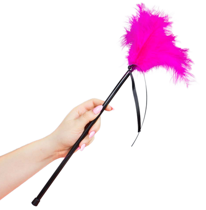 SECRETPLAY - PINK FEATHER DUSTER 40 CM