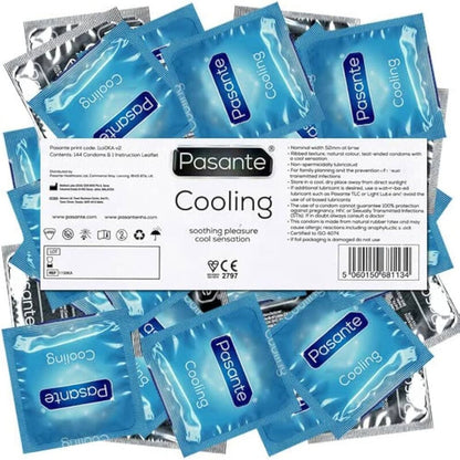 PASANTE - COLD EFFECT CONDOM BAG 144 UNITS