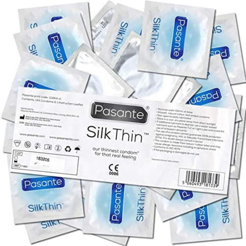 PASANTE - SILK THIN MS FINO CONDOM 144 UNITS