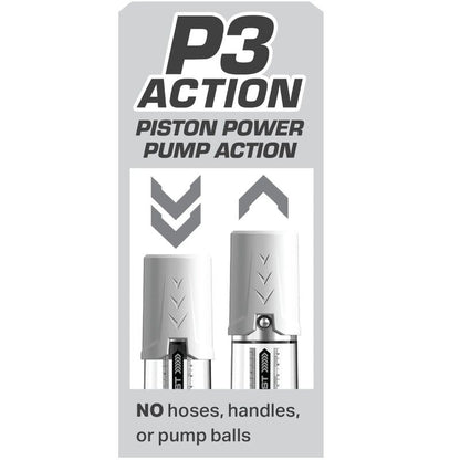 PUMP WORX - MAX BOOST ERECTION PUMP WHITE