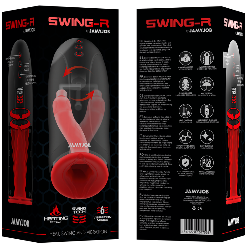 JAMYJOB - SWING-R HEAT, OSCILLATION AND VIBRATION MASTURBATOR