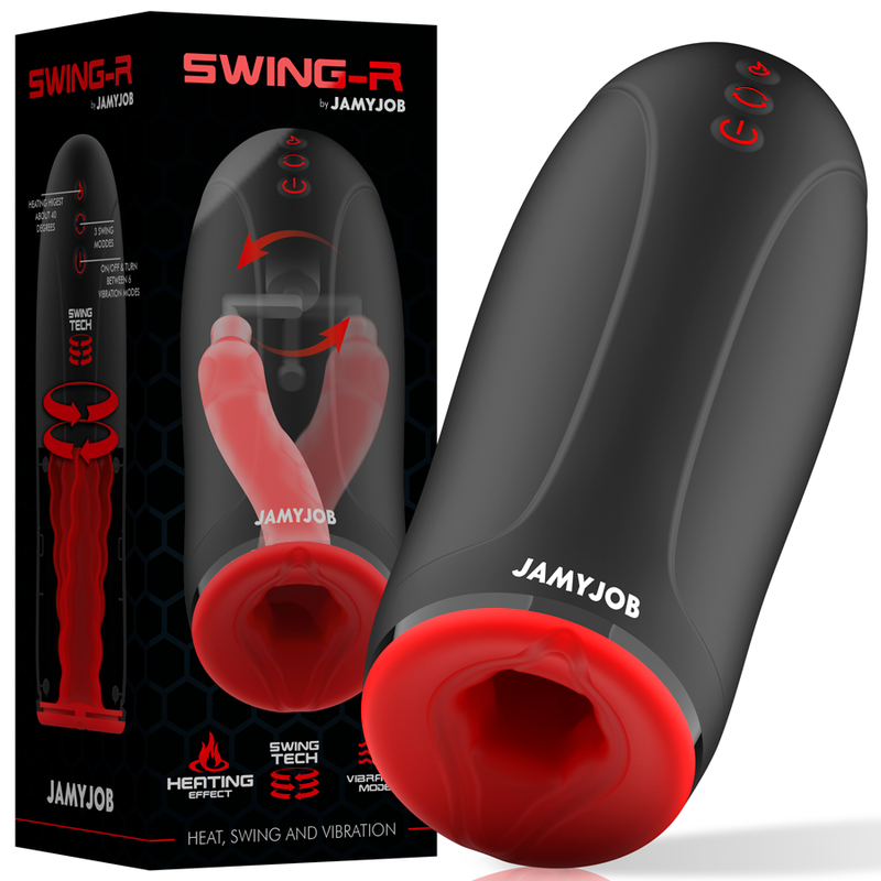 JAMYJOB - SWING-R HEAT, OSCILLATION AND VIBRATION MASTURBATOR