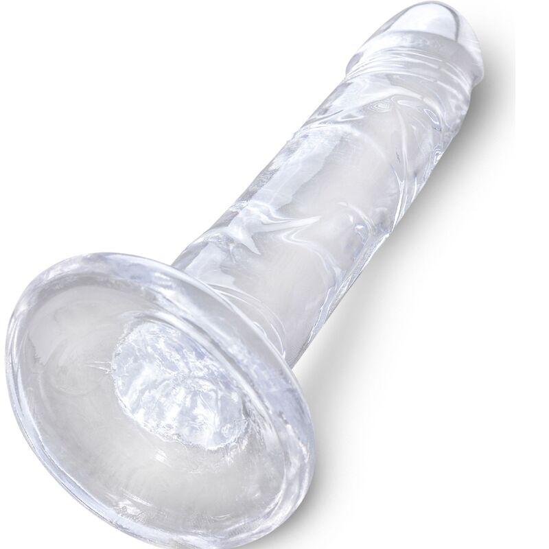 KING COCK - CLEAR REALISTIC PENIS 15.5 CM TRANSPARENT