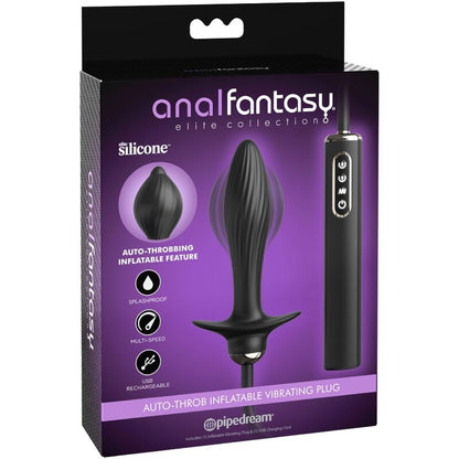 ANAL FANTASY ELITE COLLECTION - INFLATABLE PLUG &amp; AUTO-THROB VIBRATOR