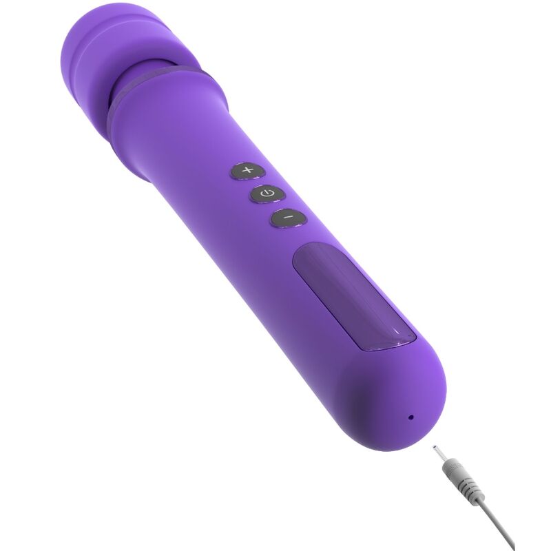 FANTASY FOR HER - RECHARGEABLE WAND MASSAGER FOR HER &amp; VIBRATOR 50 LEVELS VIOLET