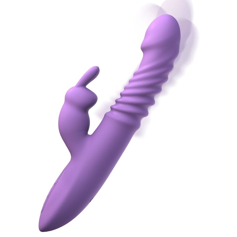 FANTASY FOR HER - RABBIT CLITORIS STIMULATOR WITH HEAT, OSCILLATION AND VIBRATION FUNCTION VIOLET