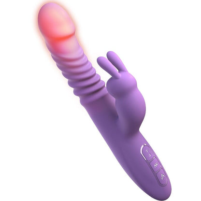 FANTASY FOR HER - RABBIT CLITORIS STIMULATOR WITH HEAT, OSCILLATION AND VIBRATION FUNCTION VIOLET