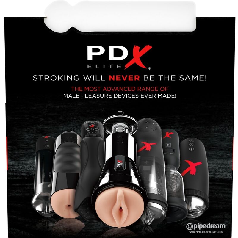 PDX ELITE - STROKER MASTURBATOR SET 12 UNITS: 6X VAGINA, 3X ANUS, 3X MOUTH