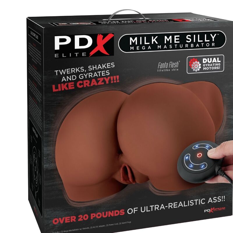 PDX ELITE - MEGA MILK ME MASTURBADOR SILLY VAGINA &amp; ANO BROWN