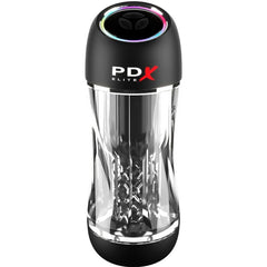 PDX ELITE - VIEWTUBE PRO VIBRATOR STROKER MASTURBATOR TRANSPARENT