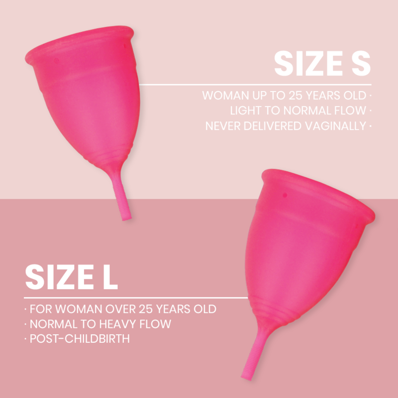 INTIMICHIC - MEDICAL SILICONE MENSTRUAL CUP - SIZE S