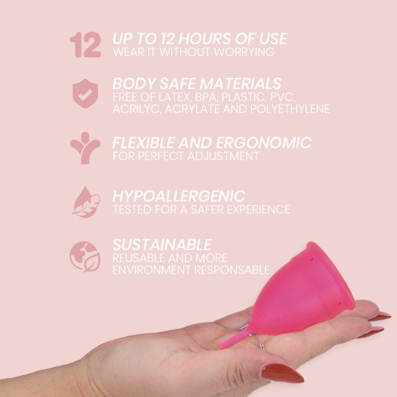 INTIMICHIC - MEDICAL SILICONE MENSTRUAL CUP - SIZE S