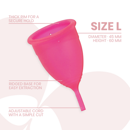 INTIMICHIC - MEDICAL SILICONE MENSTRUAL CUP - SIZE S