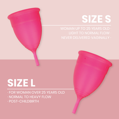 INTIMICHIC - MEDICAL SILICONE MENSTRUAL CUP - SIZE S