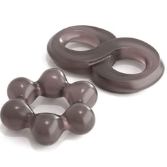 CLASSIX - SET OF 2 GREY PENIS RINGS