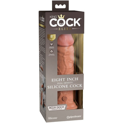 KING COCK - ELITE REALISTIC SILICONE DILDO 20.3 CM CANDY