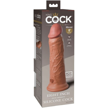 KING COCK - ELITE REALISTIC SILICONE DILDO 20.3 CM CANDY