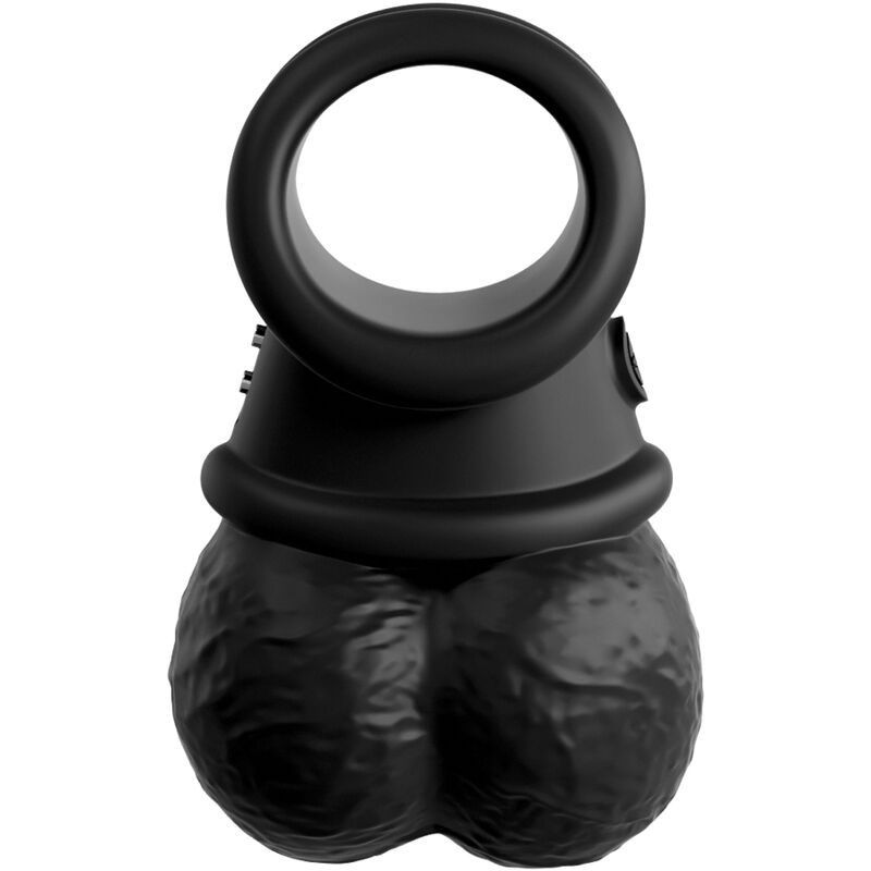 KING COCK - ELITE VIBRATING SILICONE TESTICAL RING