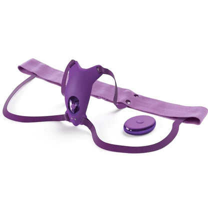 FANTASY FOR HER - VIBRATING BUTTERFLY HARNESS, RECHARGEABLE &amp; REMOTE CONTROL VIOLET