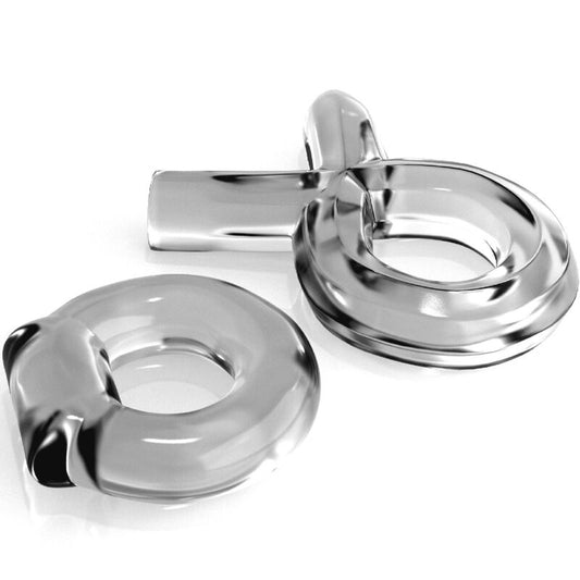 CLASSIX - SET FOR COUPLES 2 TRANSPARENT PENIS RINGS