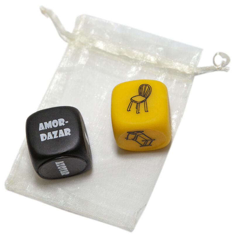 SPICY DEVIL - GAME BAG WITH 3MM x 3MM SADO DICE + OBJECT DICE