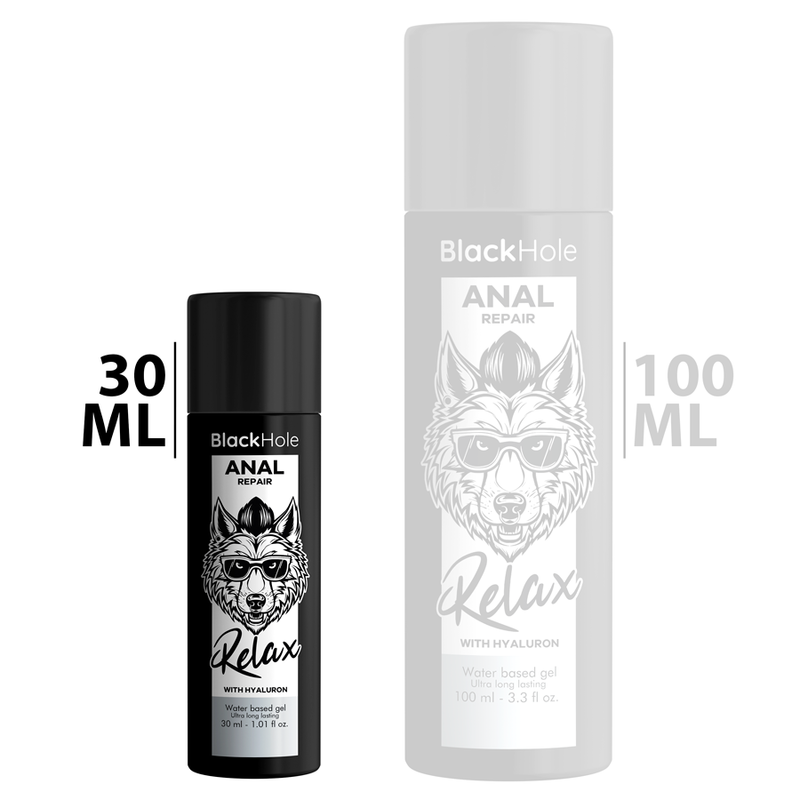 BLACK HOLE - ANAL REPAIR RELAX WATER BASE WITH HYALURON 30 ML